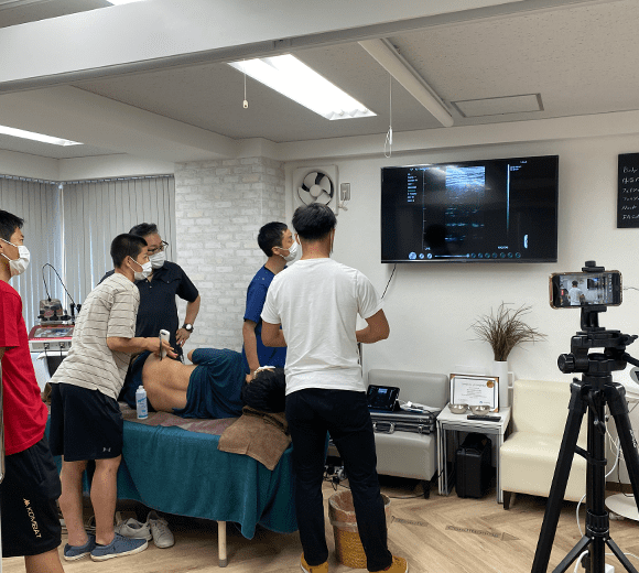 オプティマススタジオでスタッフ練習