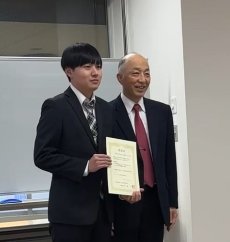 藤本そらさん 中島　一樹　富山大学教授