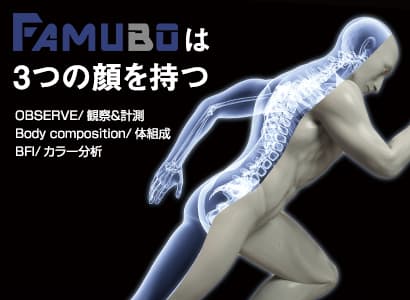 超音波画像測定器（皮下脂肪厚 筋厚）FAMUBO